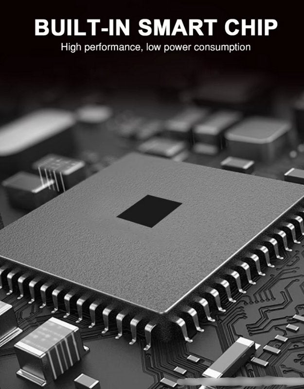 Built-in smart chip for high performance nail lamp.