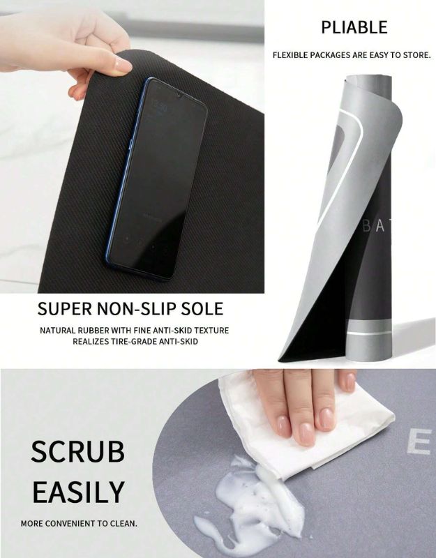 Prevents slipping, safe for kids & elderly. Washable and long-lasting.
Gentle on your feet, tough on water.