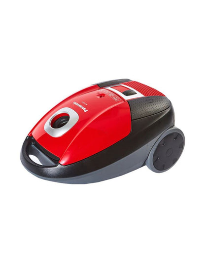 Panasonic Vacuum Cleaner Red 2000W side view showing ergonomic design