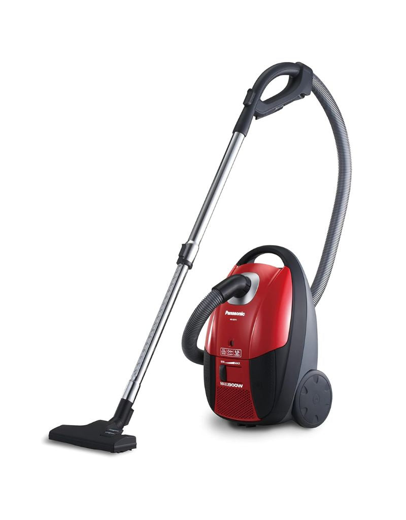 Panasonic Vacuum Cleaner Red 2000W with telescopic hose and floor brush attachment