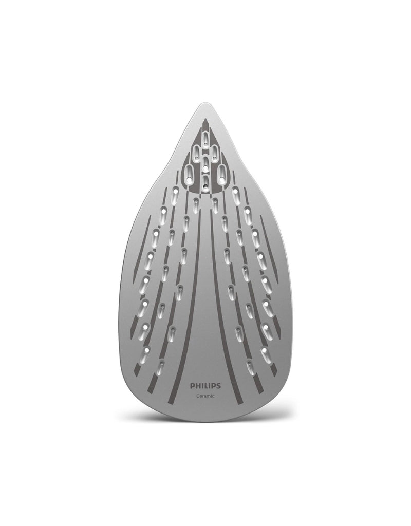 Philips EasySpeed Plus 2000W steam iron ceramic soleplate with even steam distribution holes