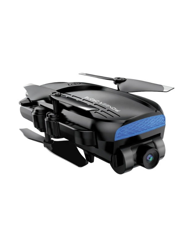 Portable foldable Pioneer drone with double camera for aerial photography
