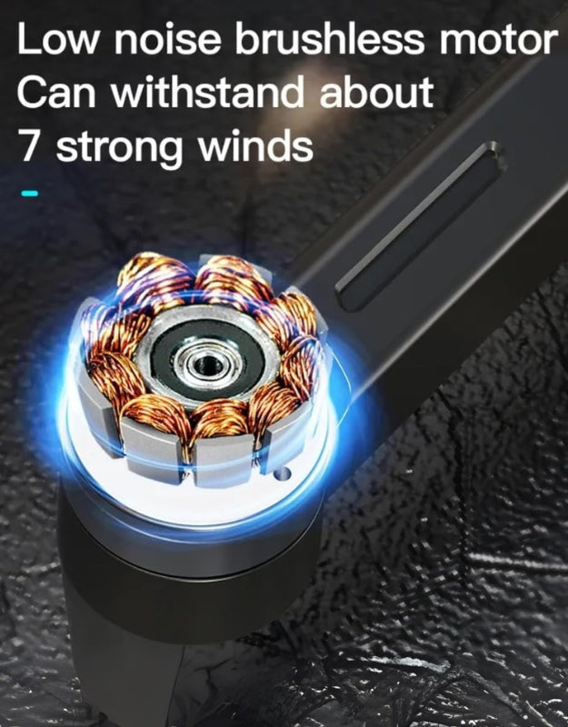 Low noise brushless motor of S163max mini drone for strong wind resistance.
