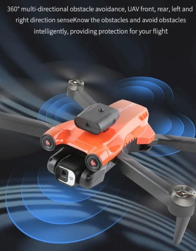 S163max mini drone with 360-degree obstacle avoidance technology.