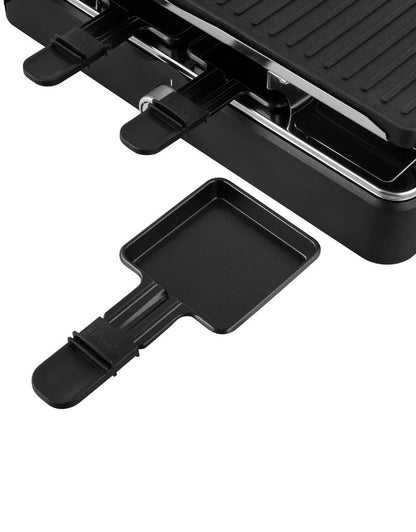 Removable nonstick pan detail of Silver Crest 1300W raclette grill