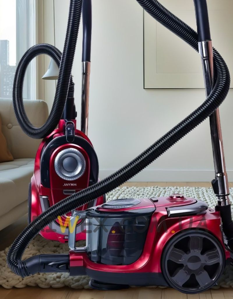 Sokany High Power Vacuum Cleaner 4000W in living room interior setup