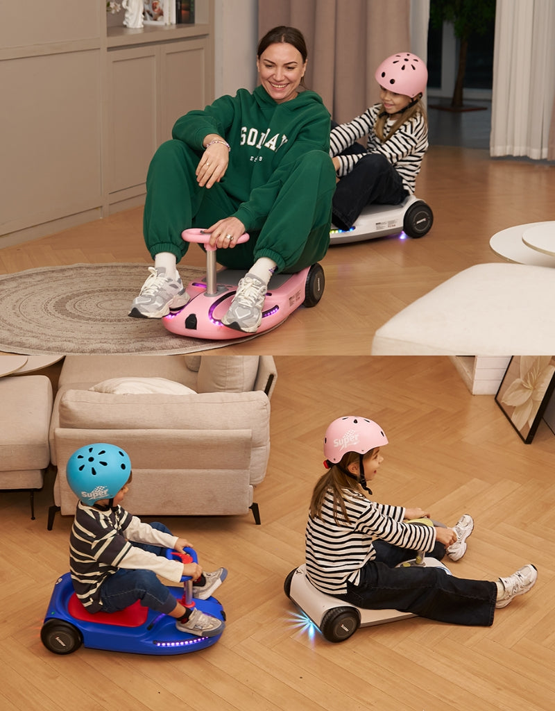 Electric 3-wheel Scooter Music Twister Anti-rollover Go-kart for Kids