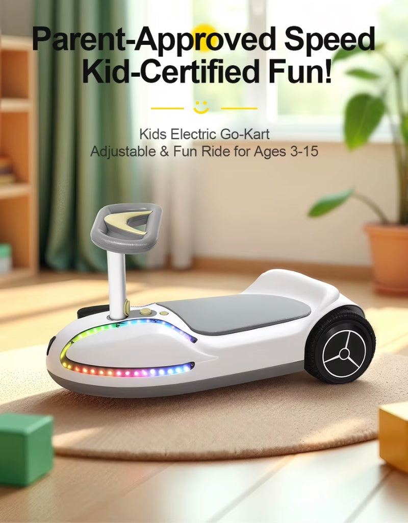Electric 3-wheel Scooter Music Twister Anti-rollover Go-kart for Kids