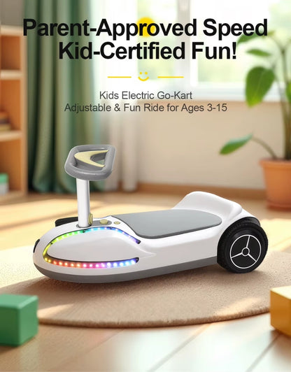 Electric 3-wheel Scooter Music Twister Anti-rollover Go-kart for Kids